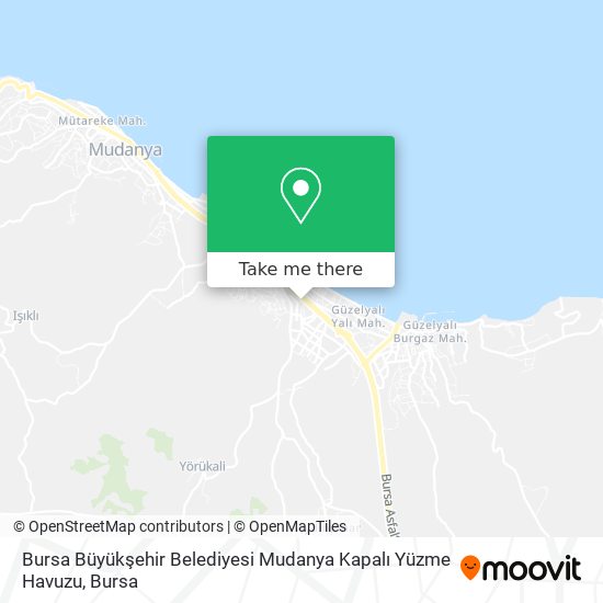 Bursa Büyükşehir Belediyesi Mudanya Kapalı Yüzme Havuzu map