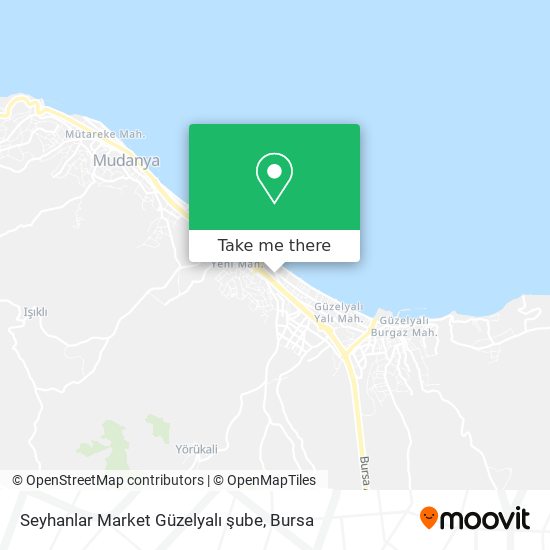 Seyhanlar Market Güzelyalı şube map