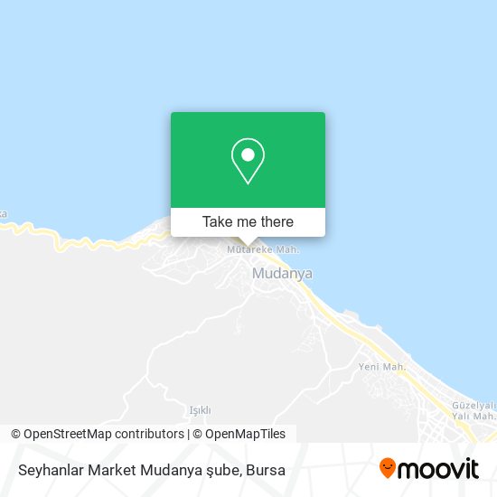 Seyhanlar Market Mudanya şube map