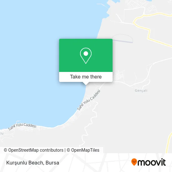 Kurşunlu Beach map