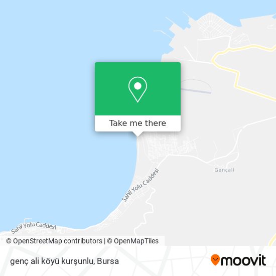 genç ali köyü kurşunlu map