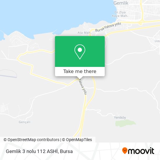 Gemlik 3 nolu 112 ASHİ map