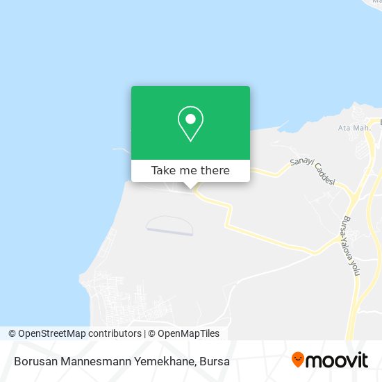 Borusan Mannesmann Yemekhane map