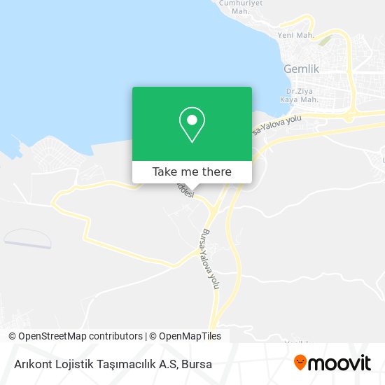 Arıkont Lojistik Taşımacılık A.S map