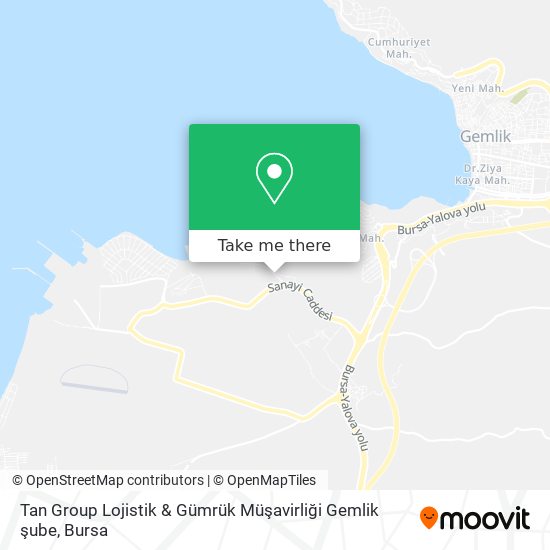 Tan Group Lojistik & Gümrük Müşavirliği Gemlik şube map