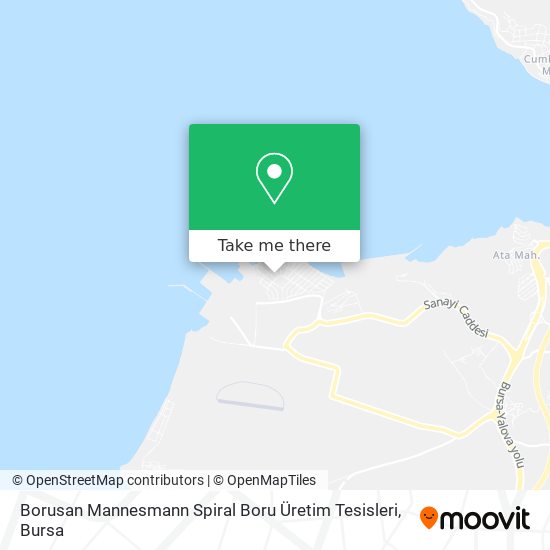 Borusan Mannesmann Spiral Boru Üretim Tesisleri map
