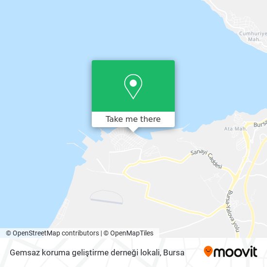 Gemsaz koruma geliştirme derneği lokali map