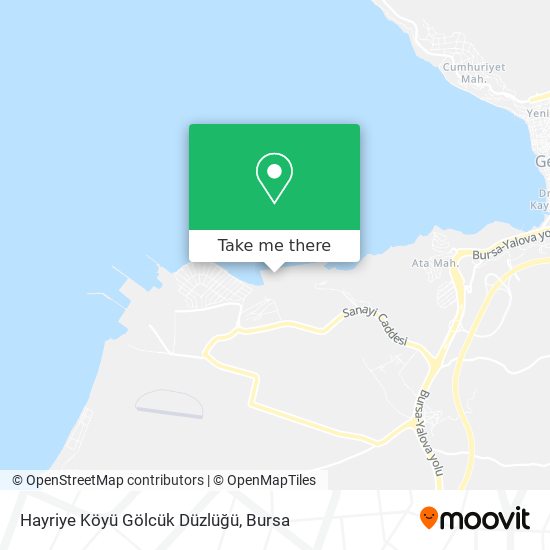 Hayriye Köyü Gölcük Düzlüğü map