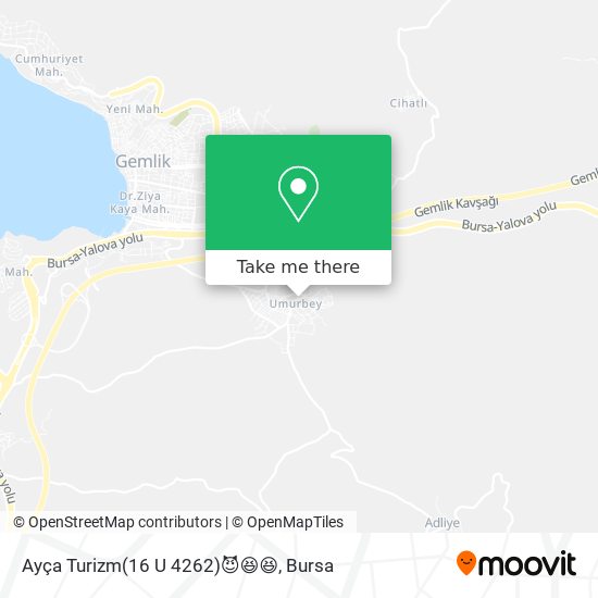 Ayça Turizm(16 U 4262)😈😆😆 map