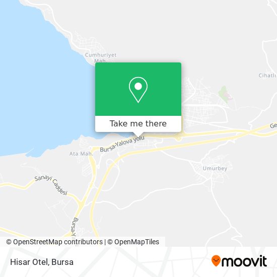 Hisar Otel map