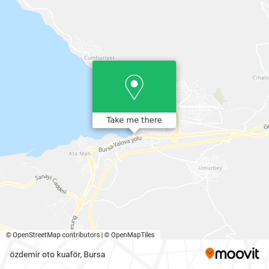 özdemir oto kuaför map
