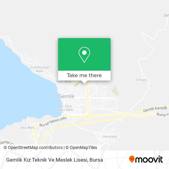 Gemlik Kız Teknik Ve Meslek Lisesi map