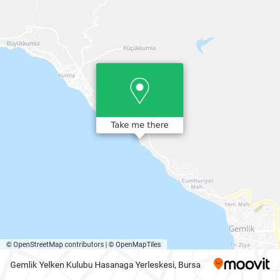 Gemlik Yelken Kulubu Hasanaga Yerleskesi map