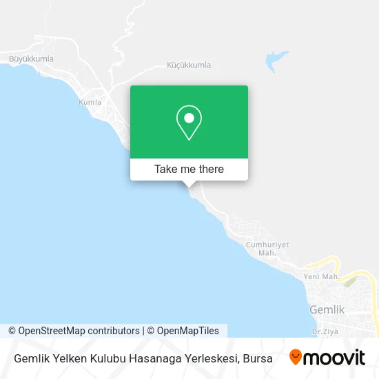 Gemlik Yelken Kulubu Hasanaga Yerleskesi map