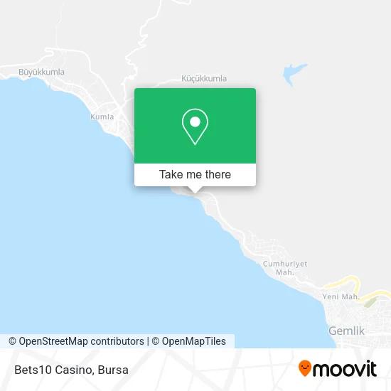 Bets10 Casino map