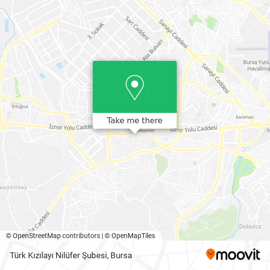 Türk  Kızılayı Nilüfer Şubesi map