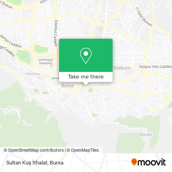Sultan Kuş İthalat map