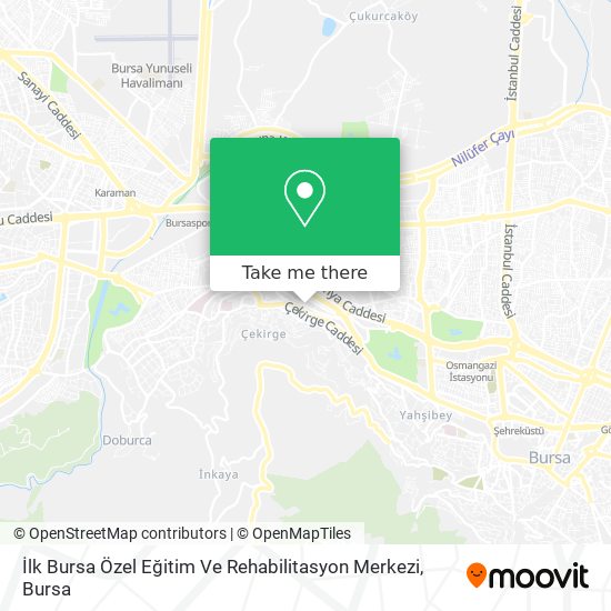 İlk Bursa Özel Eğitim Ve Rehabilitasyon Merkezi map