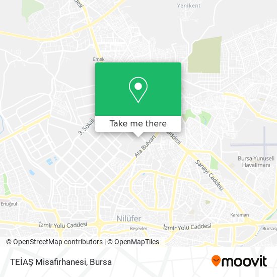 TEİAŞ Misafirhanesi map