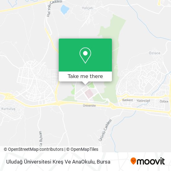 Uludağ Üniversitesi Kreş Ve AnaOkulu map