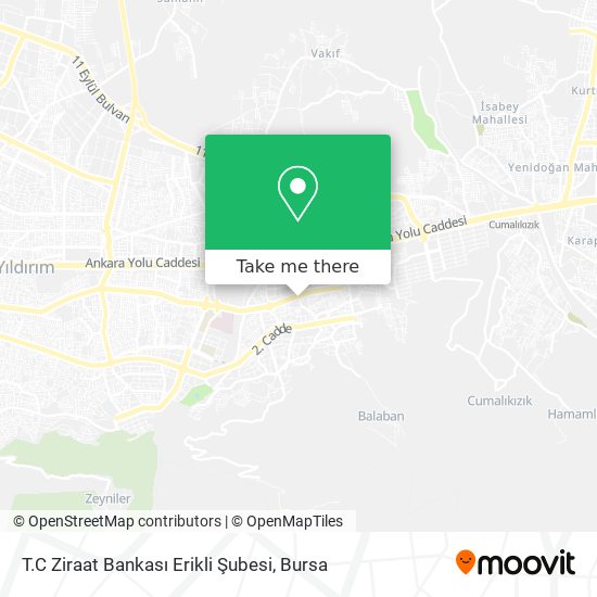 T.C Ziraat Bankası Erikli Şubesi map