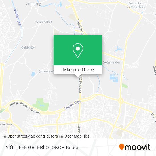 YİĞİT EFE GALERİ OTOKOP map
