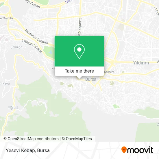 Yesevi Kebap map