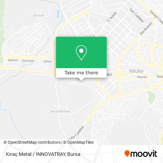 Kıraç Metal / INNOVATRAY map