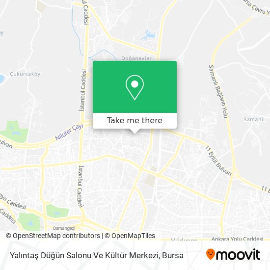 Yalıntaş Düğün Salonu Ve Kültür Merkezi map