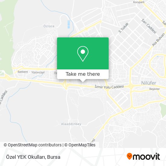 Özel YEK Okulları map