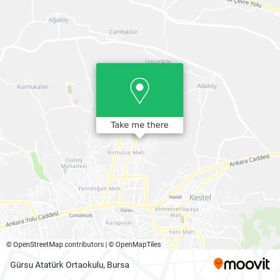 Gürsu Atatürk Ortaokulu map
