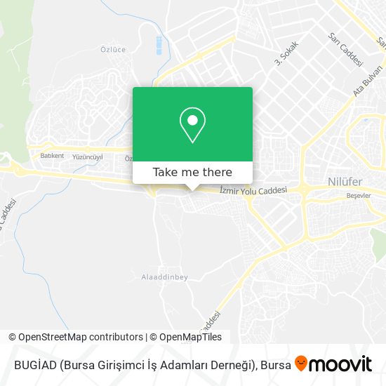 BUGİAD (Bursa Girişimci İş Adamları Derneği) map