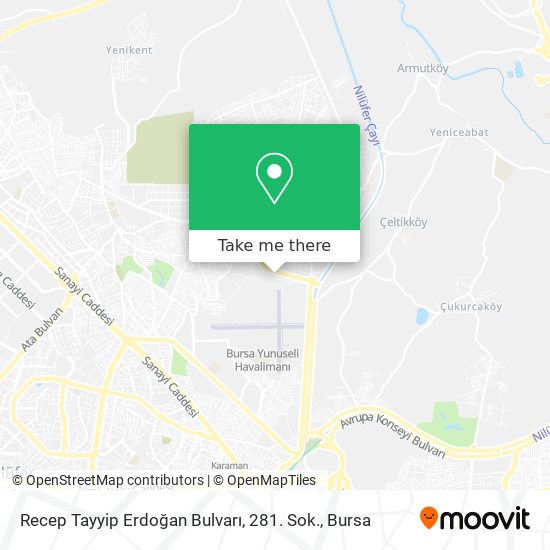 Recep Tayyip Erdoğan Bulvarı, 281. Sok. map