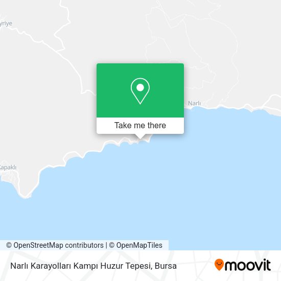 Narlı Karayolları Kampı Huzur Tepesi map