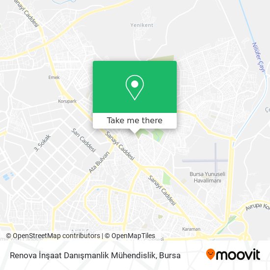 Renova İnşaat Danışmanlik Mühendislik map