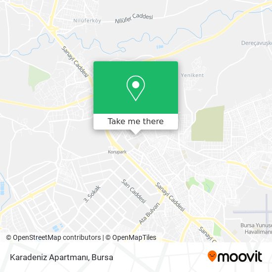 Karadeniz Apartmanı map