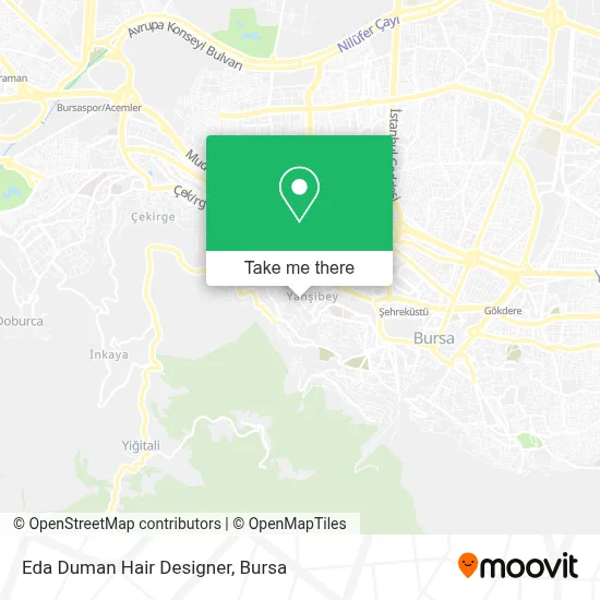Eda Duman Hair Designer map