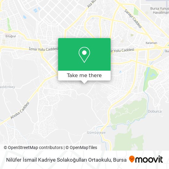 Nilüfer İsmail Kadriye Solakoğulları Ortaokulu map