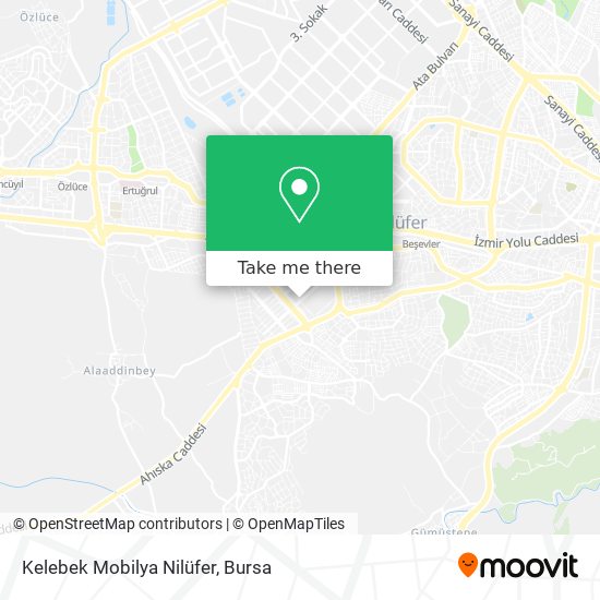Kelebek Mobilya Nilüfer map