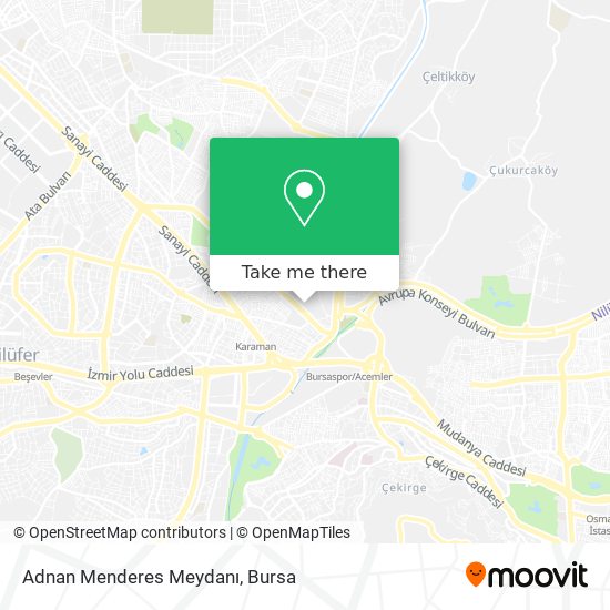 Adnan Menderes Meydanı map