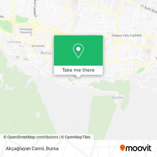 Akçağlayan Camii map