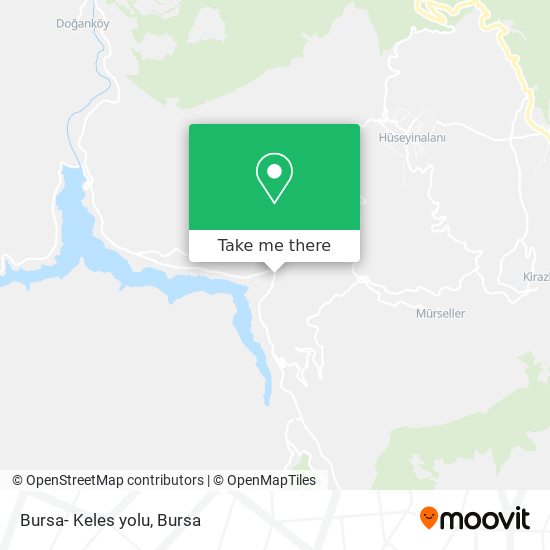 Bursa- Keles yolu map