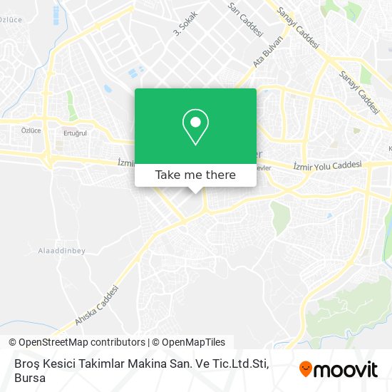 Broş Kesici Takimlar Makina San. Ve Tic.Ltd.Sti map