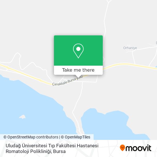 Uludağ Üniversitesi Tıp Fakültesi Hastanesi Romatoloji Polikliniği map