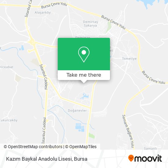 Kazım Baykal Anadolu Lisesi map