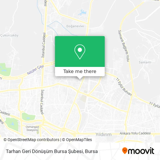 Tarhan Geri Dönüşüm Bursa Şubesi map