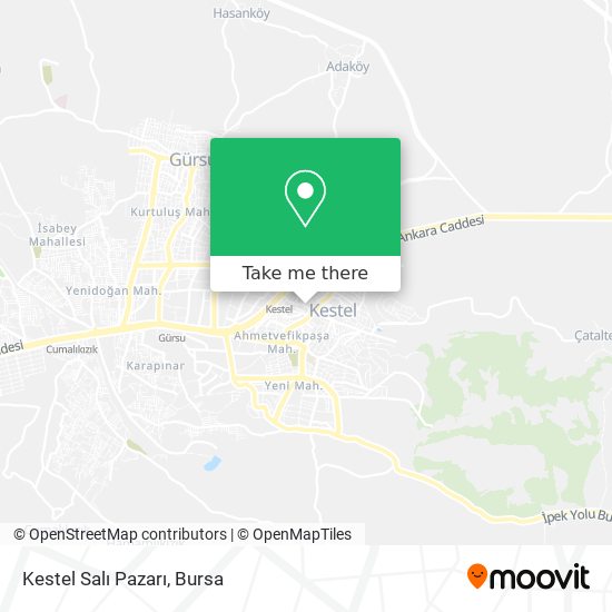 Kestel Salı Pazarı map