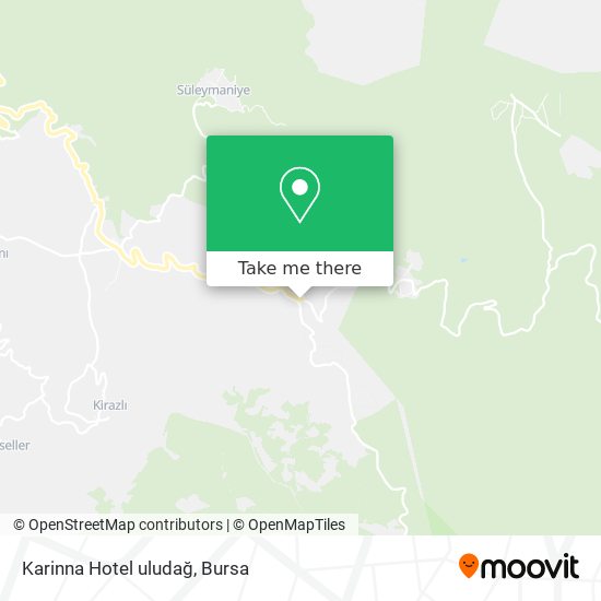 Karinna Hotel uludağ map