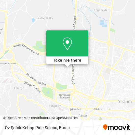Öz Şafak Kebap Pide Salonu map