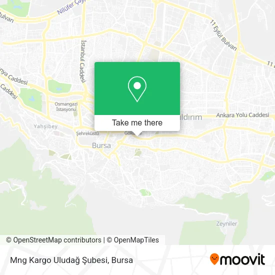 Mng Kargo Uludağ Şubesi map